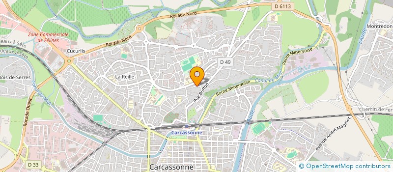 localisation de l'entreprise SCI ALBOUT à CARCASSONNE