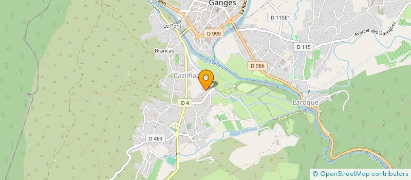localisation de l'entreprise SCI ALBOUY LA GRANGE à CAZILHAC