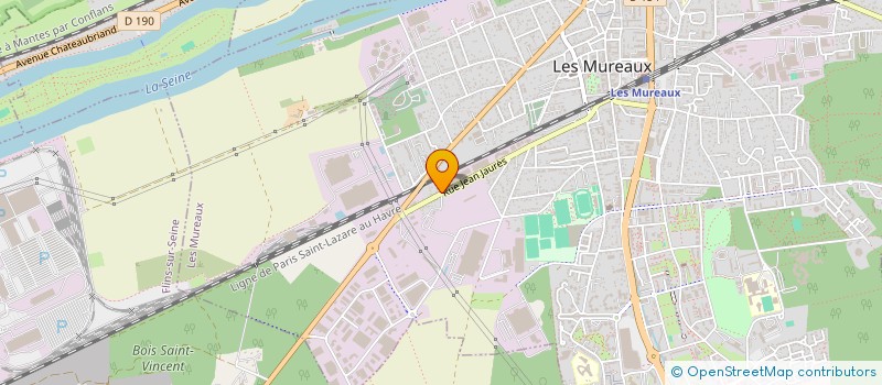 localisation de l'entreprise SCI ALBPHANE à LES MUREAUX