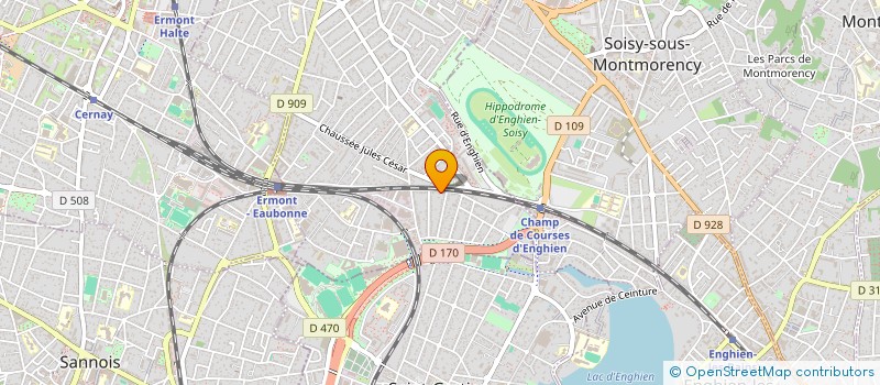 localisation de l'entreprise SCI ALBUFEIRA IMMO à EAUBONNE