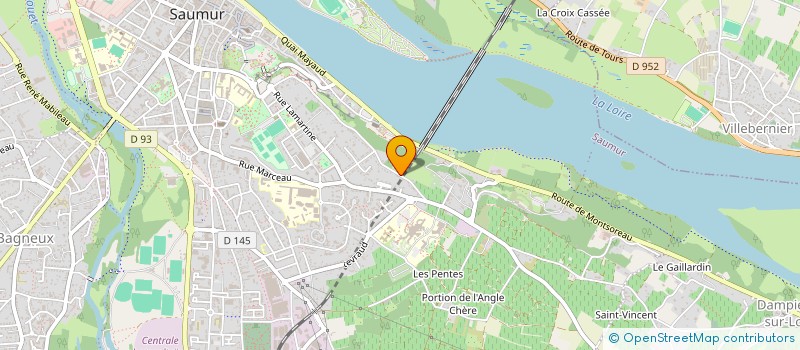 localisation de l'entreprise SCI ALC à SAUMUR