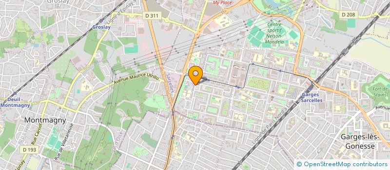 localisation de l'entreprise SCI ALC à SARCELLES