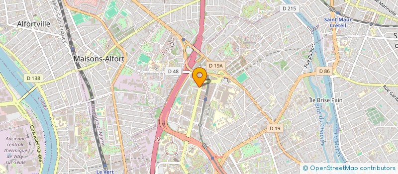 localisation de l'entreprise SCI ALC à CRETEIL