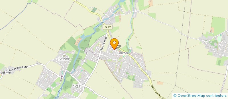 localisation de l'entreprise SCI ALC  CAIRON