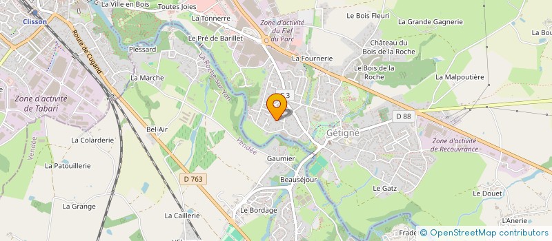 localisation de l'entreprise SCI ALC  GETIGNE