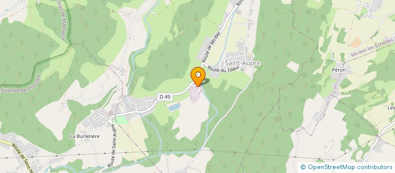 localisation de l'entreprise SCI ALC ROYER  SAINT-AUPRE