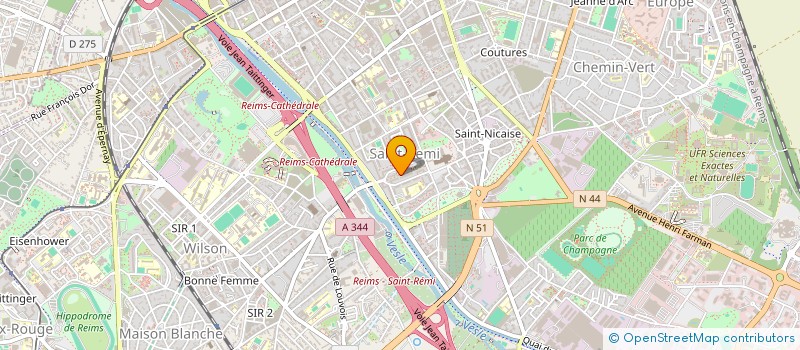 localisation de l'entreprise SCI ALC SAINT REMI  REIMS