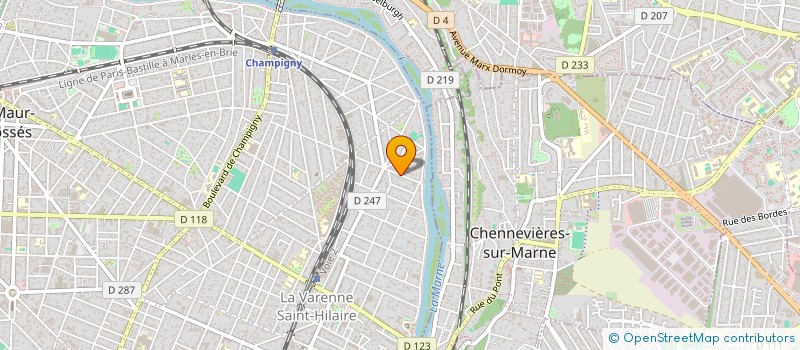 localisation de l'entreprise SCI ALCA 3 à SAINT-MAUR-DES-FOSSES