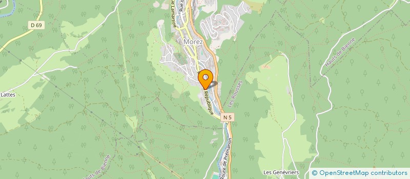 localisation de l'entreprise SCI ALCA  HAUTS DE BIENNE