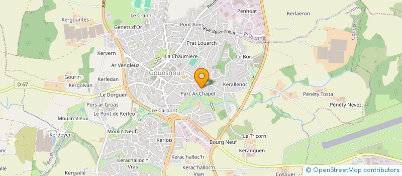 localisation de l'entreprise SCI ALCA  GOUESNOU