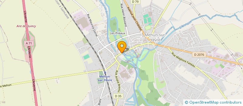 localisation de l'entreprise SCI ALCA  MEHUN-SUR-YEVRE