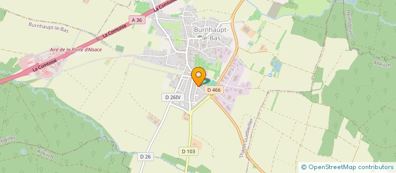 localisation de l'entreprise SCI ALCA  BURNHAUPT-LE-BAS