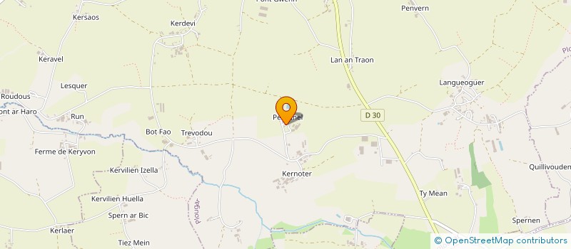 localisation de l'entreprise SCI ALCABE  PLOUGAR