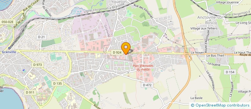 localisation de l'entreprise SCI ALCADO 1  YQUELON