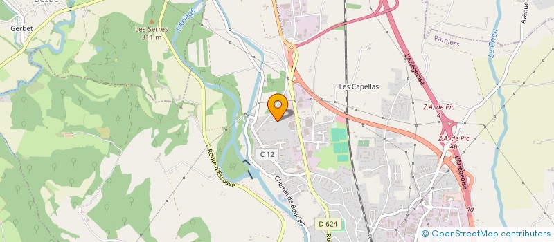localisation de l'entreprise SCI ALCAIDE-CASTROVIEJO-DEL PIO LUOGO-EYCHENNE à PAMIERS