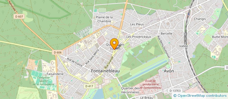 localisation de l'entreprise SCI ALCAIDE - CHARLOT - SAMPER  FONTAINEBLEAU