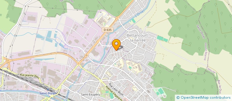 localisation de l'entreprise SCI ALCAM à SAINT-DIZIER