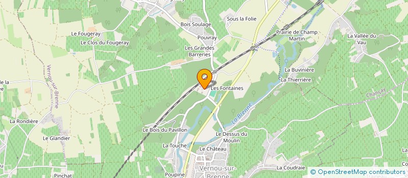 localisation de l'entreprise SCI ALCAMA  PARCAY-MESLAY