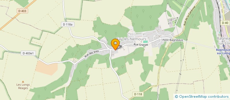 localisation de l'entreprise SCI ALCAMA  FAY-LES-NEMOURS