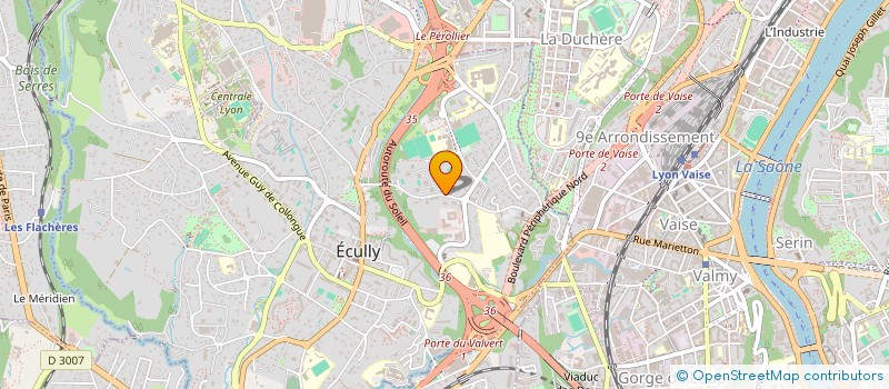 localisation de l'entreprise SCI ALCAMAR  ECULLY