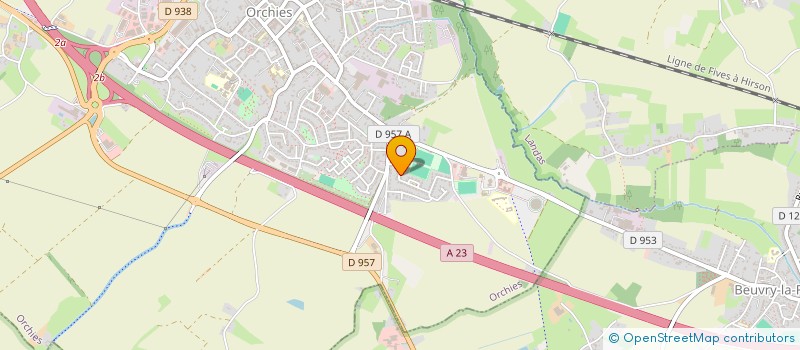 localisation de l'entreprise SCI ALCAN  ORCHIES