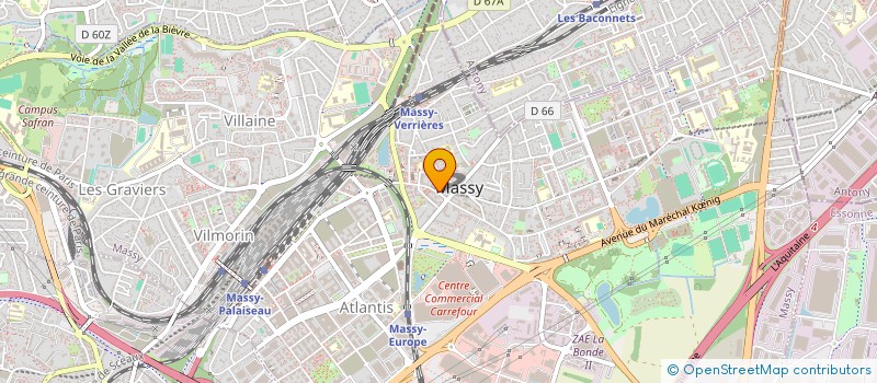 localisation de l'entreprise SCI ALCANTARA à MASSY