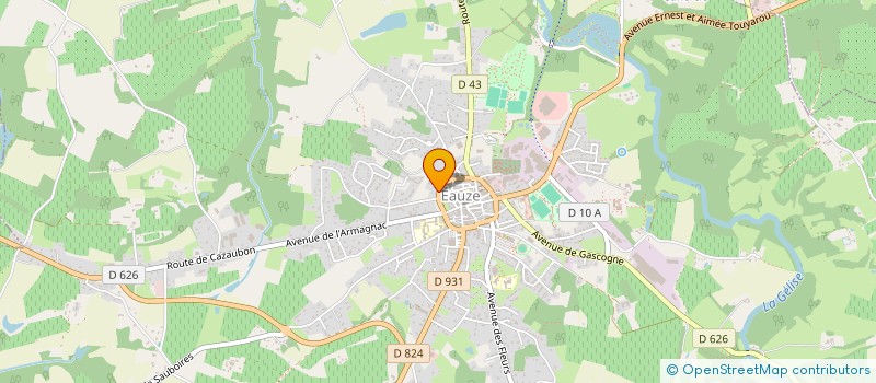 localisation de l'entreprise SCI ALCARIC  EAUZE