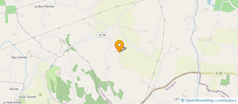 localisation de l'entreprise SCI ALCASA  SAINT-AUBIN-DE-TERREGATTE