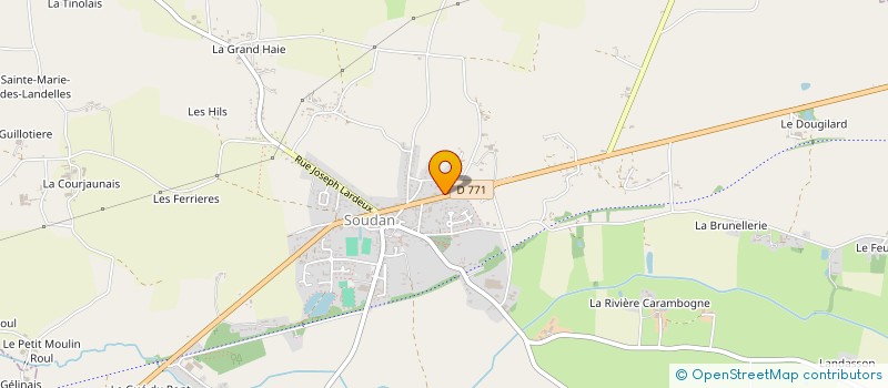 localisation de l'entreprise SCI ALCAT  CHATEAUBRIANT