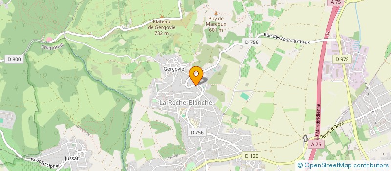 localisation de l'entreprise SCI ALCAUFAR  LA ROCHE-BLANCHE