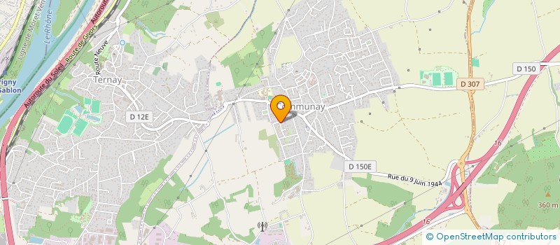 localisation de l'entreprise SCI ALCAZAR-HAAN  COMMUNAY