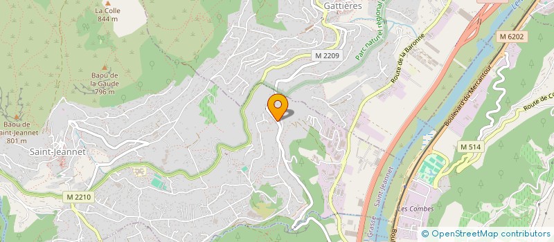 localisation de l'entreprise SCI ALCE  SAINT-JEANNET