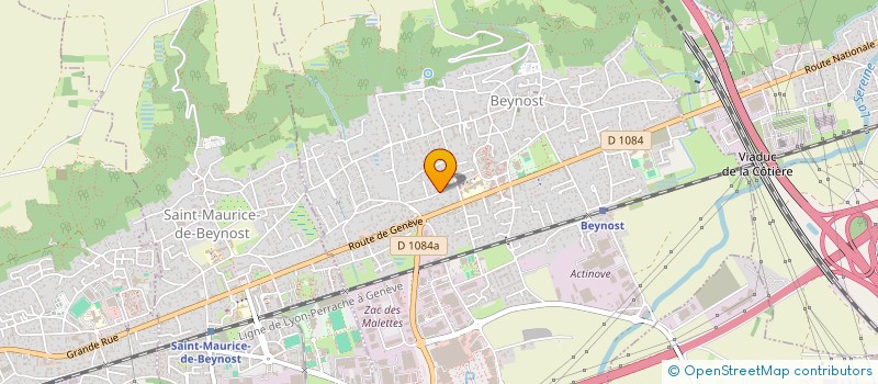 localisation de l'entreprise SCI ALCECAPA à BEYNOST