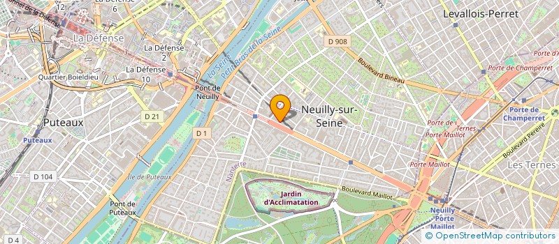 localisation de l'entreprise SCI ALCECLARRA 78 à NEUILLY-SUR-SEINE