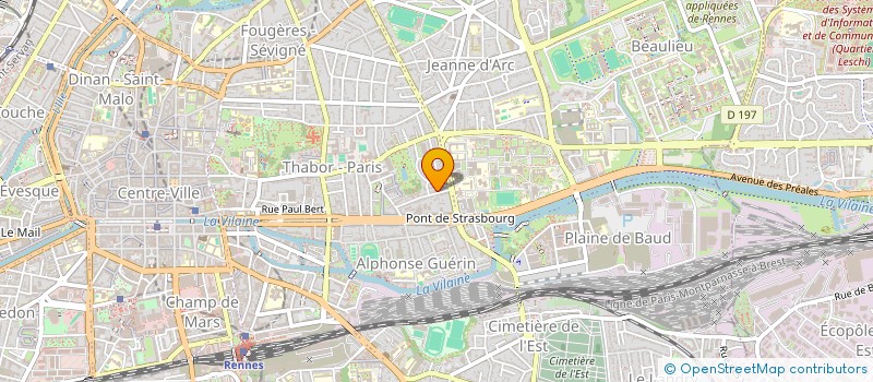 localisation de l'entreprise SCI ALCECO à RENNES