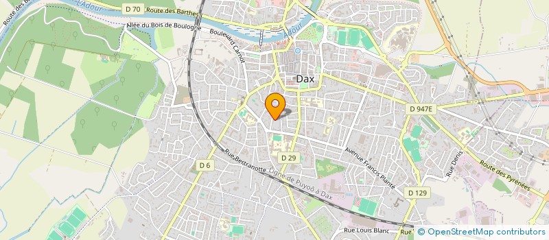 localisation de l'entreprise SCI ALCEMA  DAX