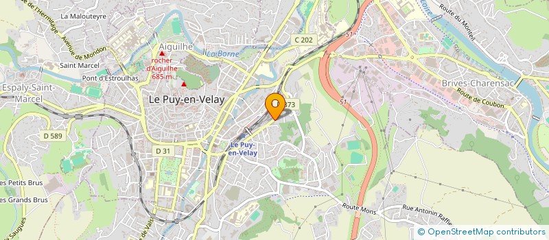 localisation de l'entreprise SCI ALCHA  LE PUY-EN-VELAY