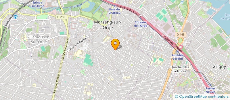 localisation de l'entreprise SCI ALCHASOMAX à MORSANG-SUR-ORGE
