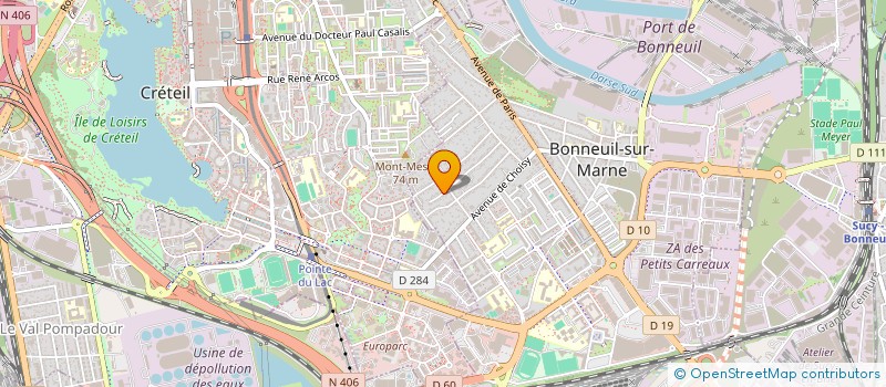 localisation de l'entreprise SCI ALCHRIGICA à BONNEUIL-SUR-MARNE
