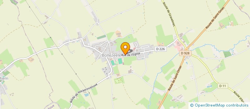 localisation de l'entreprise SCI ALCHTIMI  BOLLEZEELE