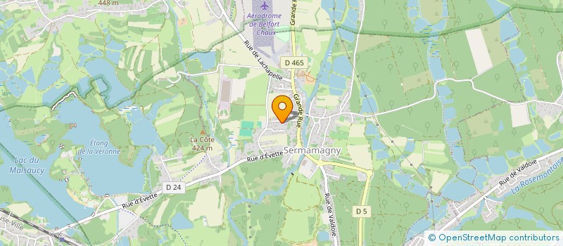localisation de l'entreprise SCI ALCI à SERMAMAGNY