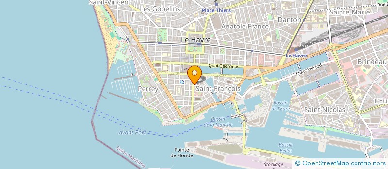 localisation de l'entreprise SCI ALCIE à LE HAVRE