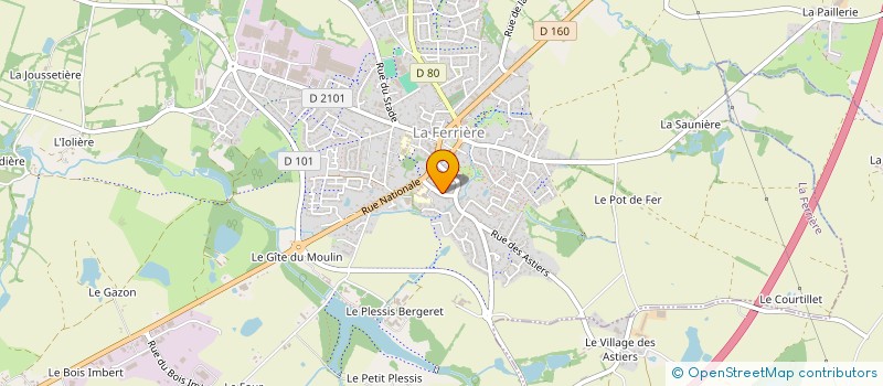 localisation de l'entreprise SCI ALCIMA à LA FERRIERE