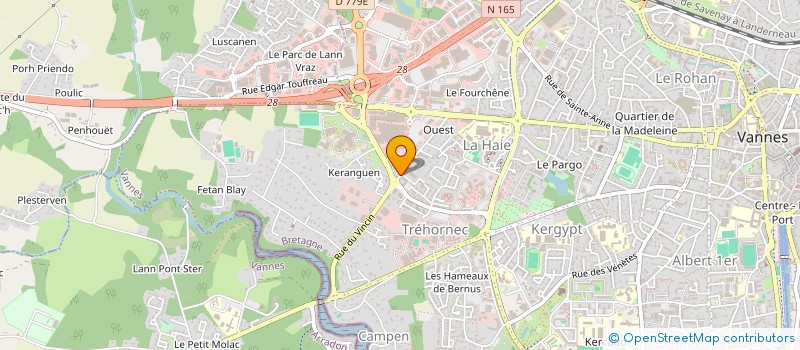 localisation de l'entreprise SCI ALCINQ  VANNES