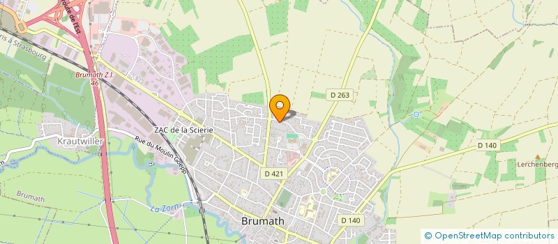 localisation de l'entreprise SCI ALCION  BRUMATH