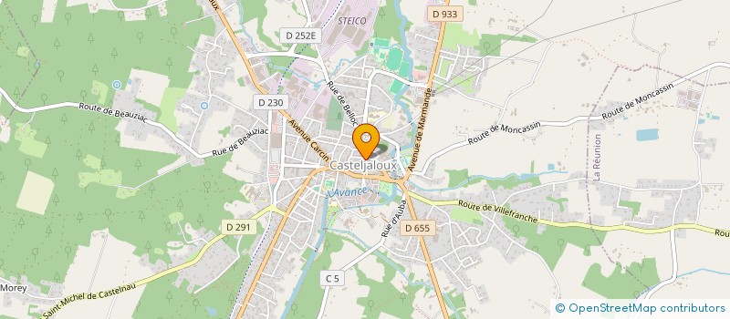 localisation de l'entreprise SCI ALCJ  CASTELJALOUX