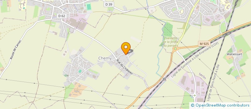 localisation de l'entreprise SCI ALCO  CHEMY