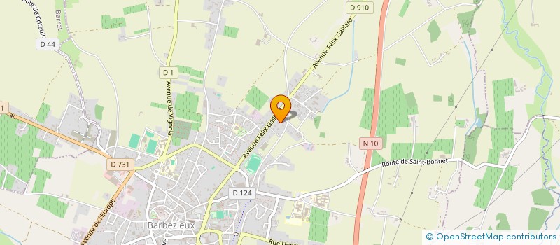 localisation de l'entreprise SCI ALCO  BARBEZIEUX-SAINT-HILAIRE