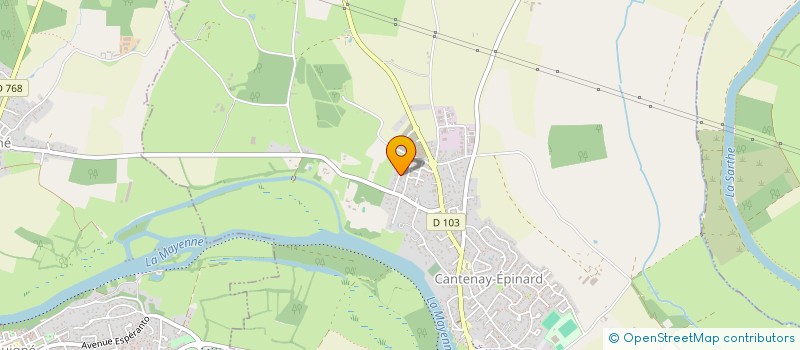 localisation de l'entreprise SCI ALCO  CANTENAY-EPINARD