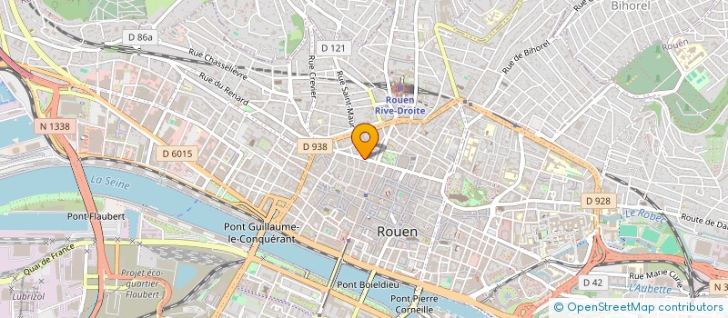 localisation de l'entreprise SCI ALCO à ROUEN